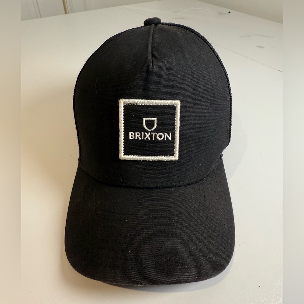 Brixton Black Baseball Hat Mesh Cap